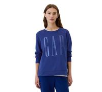 GAP Women's Logo Crewneck Sweatshirt, Bellwether Blue 193943, XS