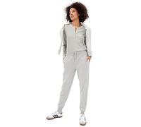 Gap Women's Logo Fleece Joggers, Light Heather Grey, Large