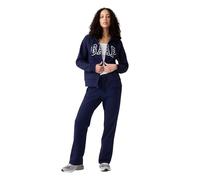GAP Women's Logo Hoodie Hooded Full Zip Sweatshirt, Navy Uniform V2, XXL