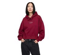 GAP Women's Logo Hoodie, Red Delicious, XXL