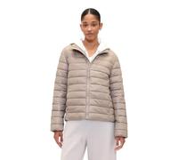 GAP Women's Logo Lightweight Puffer Jacket, Medium Cool Brown, XXS