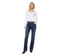 Gap Womens Long and Lean Fit Denim Jean, Dark Indigo I, 26