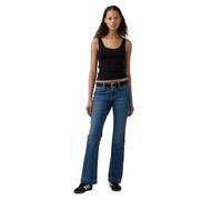 Gap Women's Long and Lean Fit Denim Jean, Medium Indigo 21, 28