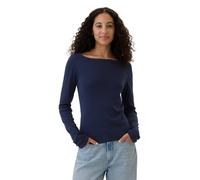GAP Women's Long Sleeve Favorite Boatneck, Navy Uniform, M