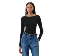 Gap Womens Long Sleeve Favorite Boatneck, True Black1, S