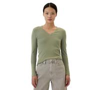 GAP Women's Long Sleeve Favorite V-Neck T-Shirt, Walden Green, M
