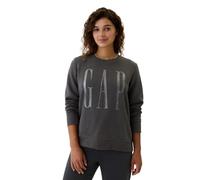 GAP Women's V-Logo Db Crew, Cast Iron, Medium