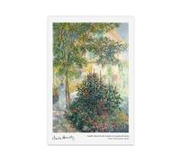 GAPAT Claude Monet Camille Monet in The Garden at Argenteuil Vintage Poster Wall Art Print Famous Painting Canvas Poster Wall Art Paintings for Living Room Bedroom Decoration Unframe
