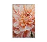 GAPAT Georgia Posters O'keeffe Inspired Flower Poster Modern Pink Floral Wall Art Canvas Poster Wall Art Paintings for Living Room Bedroom Decoration Unframe 12x18inch(30x45cm)