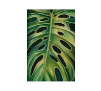 GAPAT Georgia Posters O'keeffe Monstera Leaf Art Print Botanical Home Decor Canvas Poster Wall Art Paintings for Living Room Bedroom Decoration Unframe 20x30inch(50x75cm)