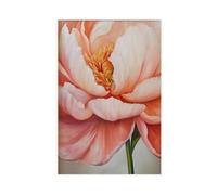 GAPAT Georgia Posters O'keeffe Peony Print Abstract Pink Flower Art, Modern Home Decor Canvas Poster Wall Art Paintings for Living Room Bedroom Decoration Unframe 16x24inch(40x60cm)