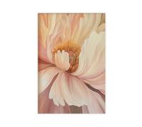 GAPAT Georgia Posters O'keeffe Peony Print Modern Pink Floral Wall Art Canvas Poster Wall Art Paintings for Living Room Bedroom Decoration Unframe 16x24inch(40x60cm)