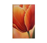 GAPAT Georgia Posters O'keeffe Red Tulip Print Modern Floral Wall Art Canvas Poster Wall Art Paintings for Living Room Bedroom Decoration Unframe 12x18inch(30x45cm)