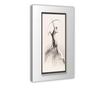 GAPAT Odilon Redon Centaur Art Print_ Museum Exhibition Poster Canvas Poster Bedroom Office Room Decor Gift Yellow Frame 24x36inch