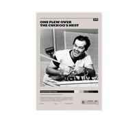 GAPAT One Flew Posters The Cuckoo's Nest Movie Poster Canvas Poster Wall Art Paintings for Living Room Bedroom Decoration Unframe 24x36inch(60x90cm)
