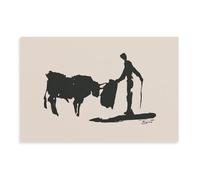 GAPAT Pablo Picasso Lance De Muleta 3 4 59 1ª Edición 1961 Toros Y Toreros Exhibition Poster Wall Art Print Minimal Art Home Interior Decor Canvas Poster Wall Art Paintings for Living
