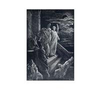 GAPAT St. Peter Delivered From Prison by Gustave Dore Canvas Poster Wall Art Paintings for Living Room Bedroom Decoration Unframe: 20x30inch(50x75cm)