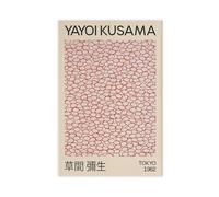 GAPAT Yayoi Kusama Print Set Gallery Wall Art, Museum Poster (3) Canvas Poster Wall Art Paintings for Living Room Bedroom Decoration Unframe 12x18inch(30x45cm)