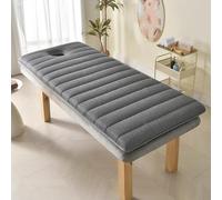 GAPECHNG Grey 6Cm,Memory Foam Mattress Topper for Massage Bed Lash Bed Topper High Density with Face Hole and Elastic Straps Comfort & Support Lash Bed Cushion for Beauty Salon/Grey 6Cm/s 70X185Cm
