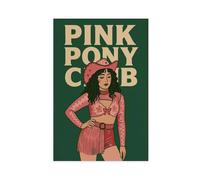 GAPKJGTS Pink Pony Club Inspired Queer Cowgirl Canvas Poster Bedroom Decor Landscape Office Room Decor Gift 12x18inch(30x45cm)
