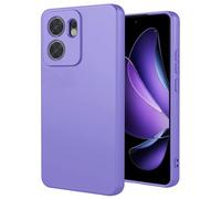 GAPlus For OPPO Reno 13 FS 5G / OPPO Reno 13 F 4G 5G Case, [Slim Fit] Liquid Silicone Shockproof Armour Protective [Soft Touch] Rubber Gel Phone Case Cover (Purple)