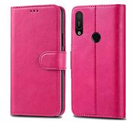 GAPlus Huawei Y6 Y6s Pro 2019 / Honor 8A Pro Leather Case - Premium Wallet Case Leather Flip Cover For Huawei Y6 / Honor 8A 6.09" [Card Holder] [Magnetic Closure] (Pink)