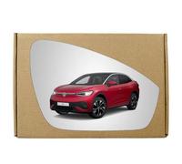 GAPlus Replacement Wing Mirror Glass Compatible Left with Volkswagen VW iD5 2020-2024 STICK-ON Right Driver Off Side with Blind Spot