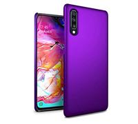 GAPlus Samsung Galaxy A70 Case - Galaxy A70 6.7" SM-A705FN/DS Ultra Slim Thin Armour Hard Case - Matte Rubberized Cover For Samsung Galaxy A70 (Purple)