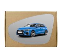 GAPlus Wing Mirror Glass Compatible with Audi A3 2020-2024 STICK-ON Left Passenger Near Side with Blind Spot