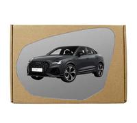 GAPlus Wing Mirror Glass Compatible with Audi Q3 2018-2024 STICK-ON Left Passenger Near Side with Blind Spot