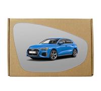 GAPlus Wing Mirror Glass Right Compatible with Audi A3 2020-2024 STICK-ON Driver Off Side with Blind Spot