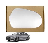 GAPlus Wing Mirror Glass Right Compatible with Audi A6 2011-2018 STICK-ON Driver Off Side With Blind Spot