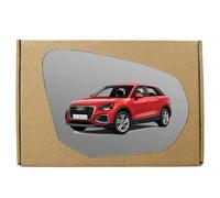 GAPlus Wing Mirror Glass Right Compatible with Audi Q2 2016-2022 STICK-ON Driver Off Side with Blind Spot