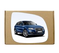 GAPlus Wing Mirror Glass Right Compatible with Audi Q5 2008-2016 STICK-ON Driver Off Side with Blind Spot