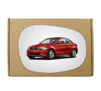 GAPlus Wing Mirror Glass Right Compatible with BMW 1 Series 2009-2011 STICK-ON Driver Off Side with Blind Spot