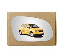 GAPlus Wing Mirror Glass Right Compatible with VW Fox 2003-2011 STICK-ON Driver Off Side Convex