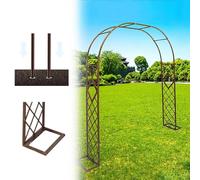 Gar Arch e for Climbing Plants Sturdy Steel Support Arches Outdoor Wedding Arch 1.4m to 3.4m Width Opts