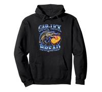 Gar Licking Garlic Bread Fish Pun Humor Pullover Hoodie