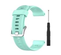Gar Min Forerunner 745XT Silicone Strap Official Accessory with Quick Release Tool for Convenient and Secure Fit Mens Work Watch (Mint Green, One Size)