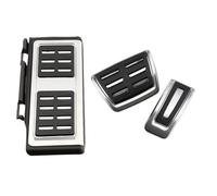 Gar Pedal Covers AT MT Car Pedals Pedal Cover For Golf VII 7 .5 MK7 Golf7 For GTI R 5G BQ BE For Van For Variant 2012 2013-2020 2021 Foot Pedals Non Slip(AT With Rest)