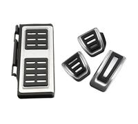 Gar Pedal Covers AT MT Car Pedals Pedal Cover For Golf VII 7 .5 MK7 Golf7 For GTI R 5G BQ BE For Van For Variant 2012 2013-2020 2021 Foot Pedals Non Slip(MT With Rest)