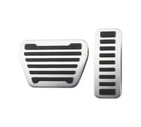 Gar Pedal Covers For Land Rover For Discovery 5 14-20 For Range For Vogue 13-20 For Defender 110 Stainless Steel Car Gas Brake Pedal Cover Foot Pedals Non Slip