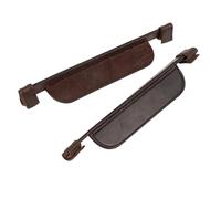 Gara Leather Horse Blinkers Velociti Dark Brown One Size