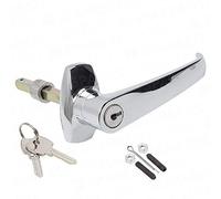Garador Garage Door Handles & Locks (Chrome 'Car Type' Lever Handle)