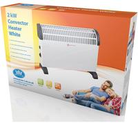GARAGE 2kW Home or Office Convector Heater with 3 Heat Settings + Thermostat