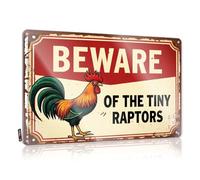 Garage Accessories For Man Cave Beware Of The Tiny Raptors Tin Sign Man Cave Rules Funny Room Decor(20X30CM)