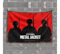 Garage Accessories for Man Cave Stanley Kubrick'S Metal Jacket: A War Tale in Shadows Tapestry Wall Decor for Bedroom Aesthetic Beer Decor(100X150CM)