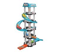 Garage Car Track Playset | Multi Storey Car Parking Lot Set | Racing Car Ramp Toy Interactive Traffic Vehicle Track | Preschool Educational Traffic Toys Kids Pretend Play for Girls, Boys