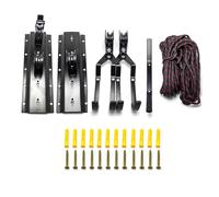 Garage Ceiling Bike Hoist System - Pulley Storage with Hangers, Efficient Space-Saving Mount for Bicycles