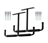 Garage Ceiling Racks - T-Shaped Overhead Hook Kits, 2PCS Ladder Hanger, Bicycle Hookk, Rustproof and Long-Lasting Garagee Storage System | Heavy Duty Mount for Bike Kayak Paddle Board Organization